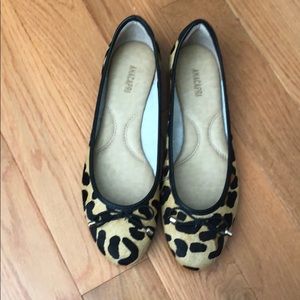 Anacapri flats sz 10 leopard print EUC